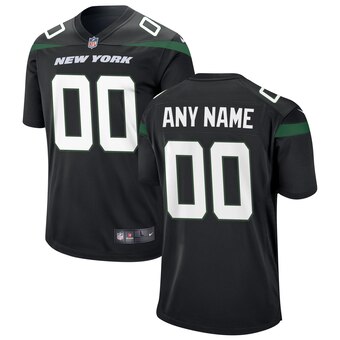 Men's New York Jets Customized 2019 Black Vapor Untouchable NFL Stitched Limited Jersey